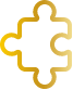 Golden Puzzle Icon