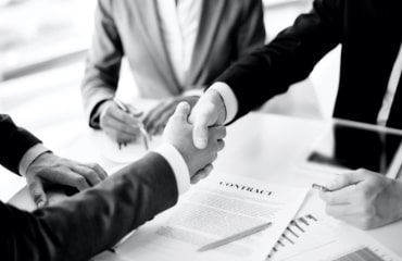 People shaking hands